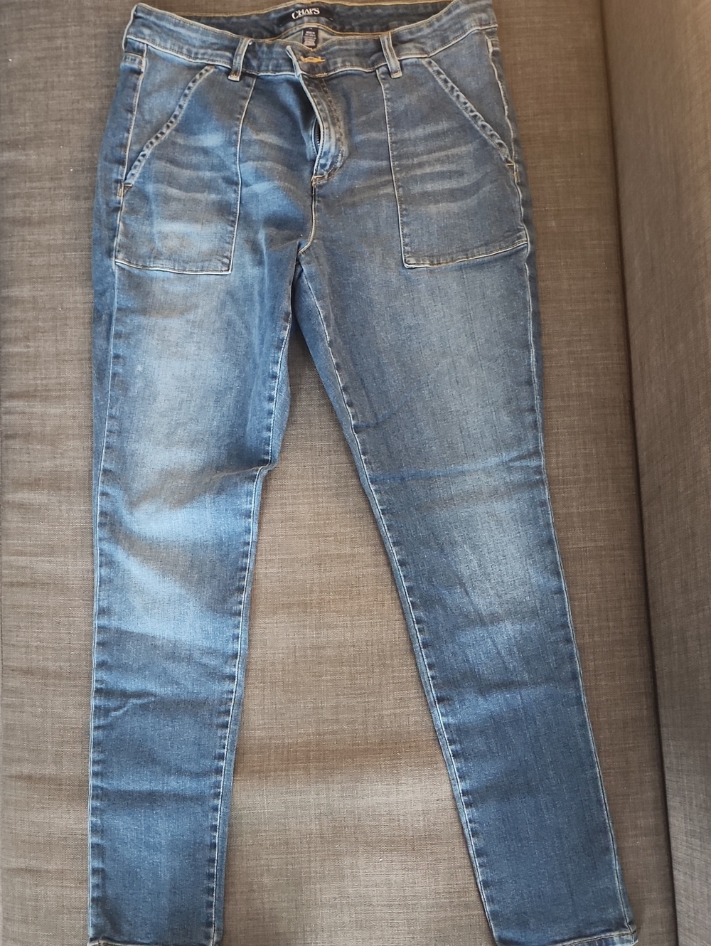 Chaps Women's Medium Blue Skinny Jeans